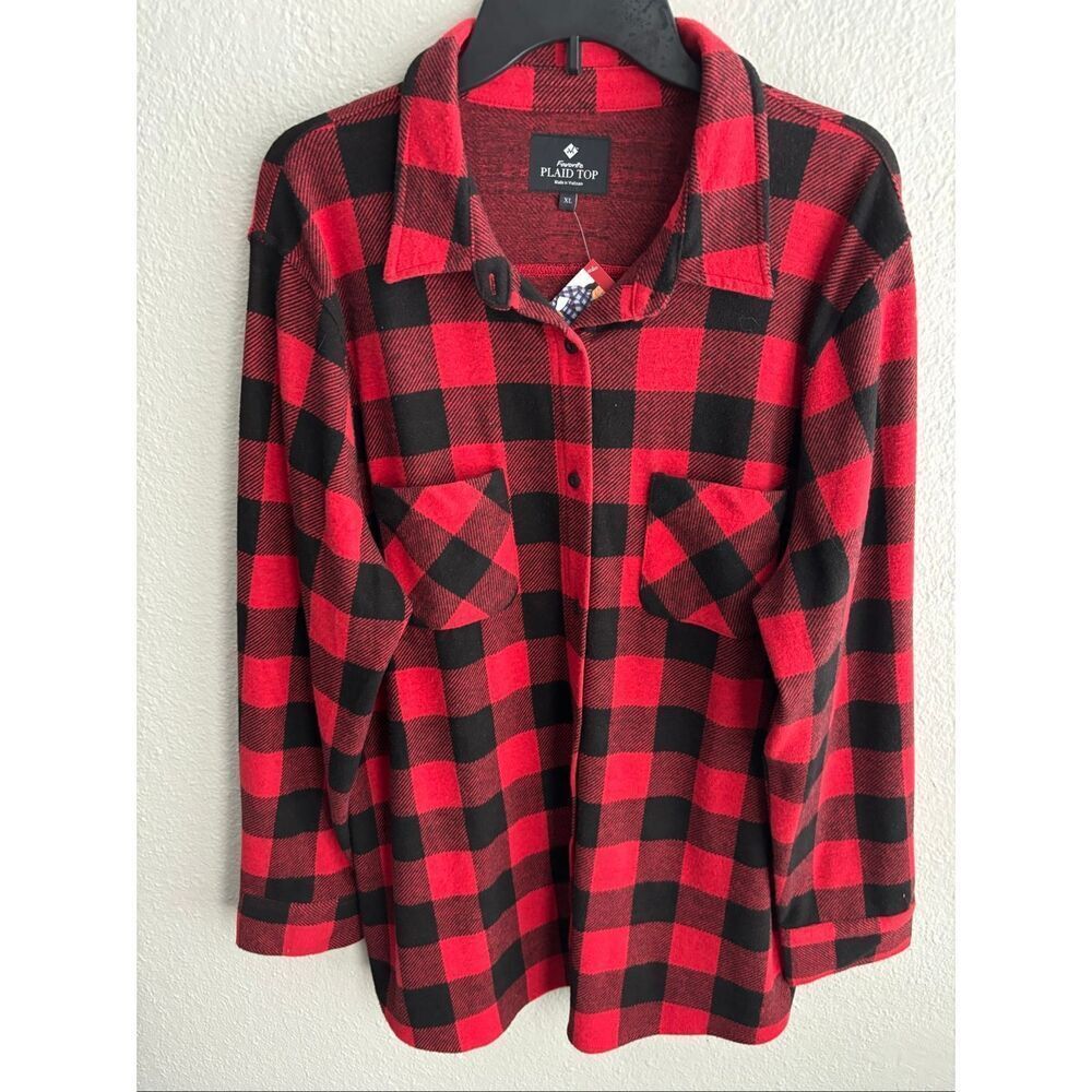❤️Member Mark Favorite Plaid Top